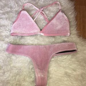 Pink Velvet Hoaka Swimwear
